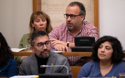 Raül Garcia Barroso al saló de plens | Roger Benet